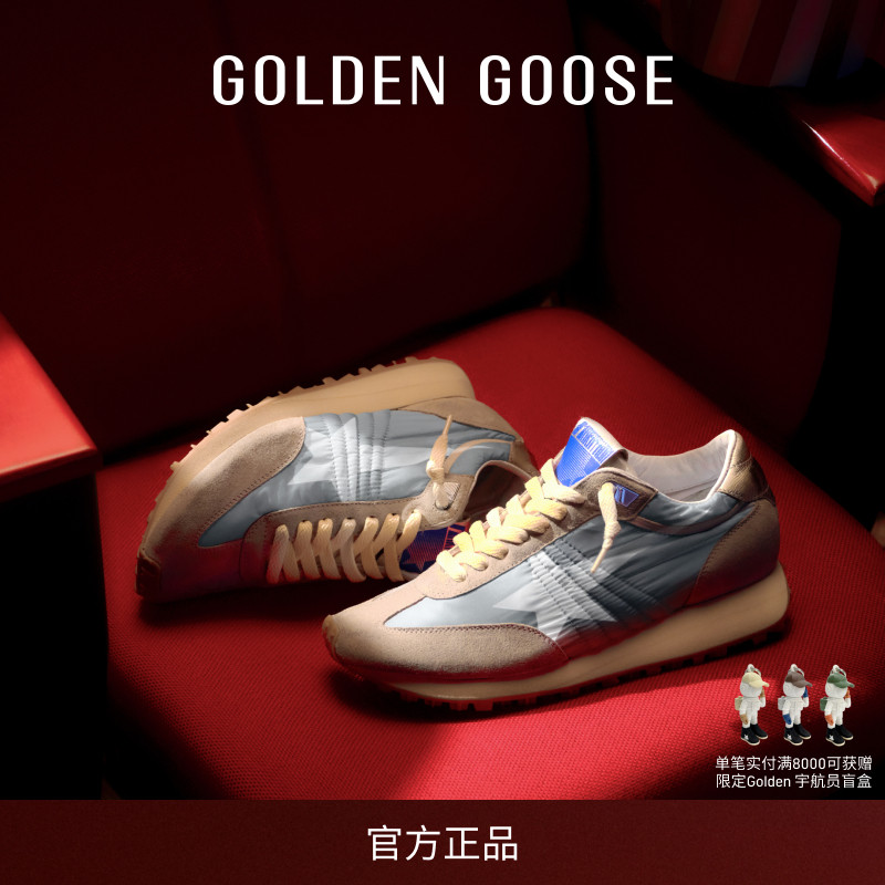 Golden Goose男女鞋蓝色Marathon马拉松休闲鞋GGDB
