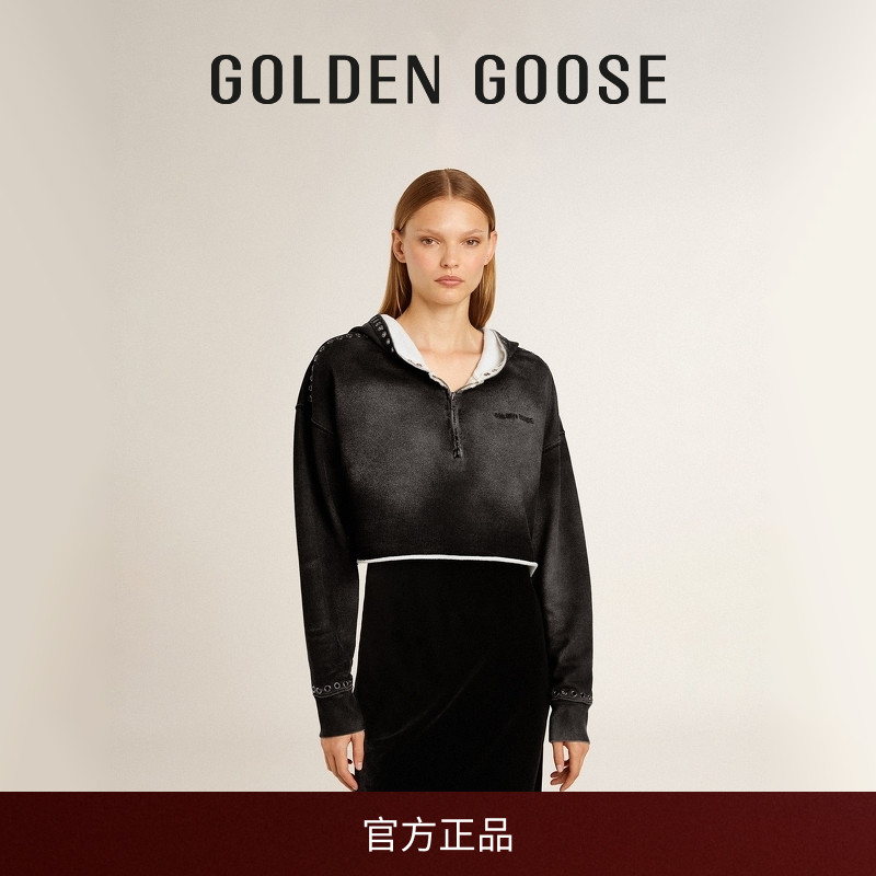 【明星同款】Golden Goose女款Journey做旧卫衣GGDB