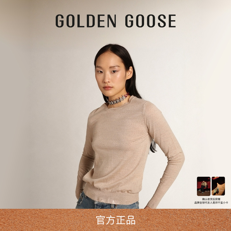 GoldenGoose圆领套头针织衫