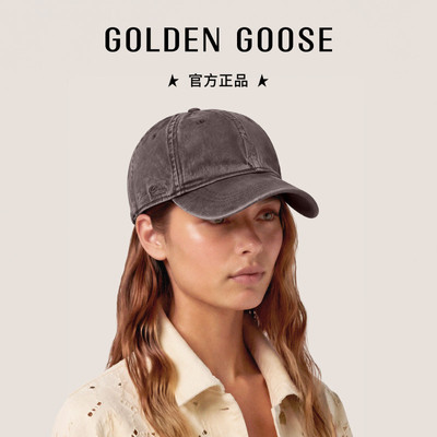 GoldenGoose深棕色棒球帽