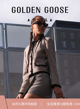 Golden Goose 女士JOURNEY系列灰色夹克外套25新款礼物GGDB