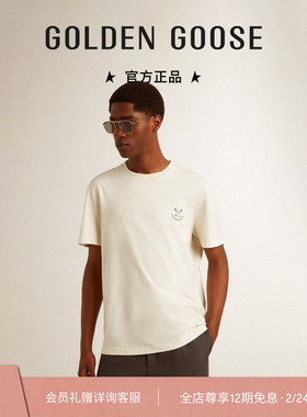 Golden Goose 男装Journey棉质圆领T恤款礼物GGDB