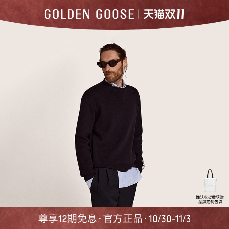 GoldenGoose圆领针织衫卫衣