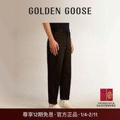 Golden GGDB 新品 Goose男士 Golden黑色棉质长裤