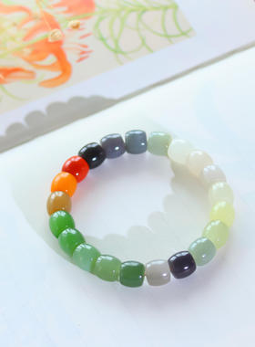 和田玉多宝手串玉手串珠串送礼女款正品玉带证书高品质玉石卡10