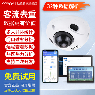 动恰去重客流量统计系统门店商场人数客流计数器监视摄影镜头风景