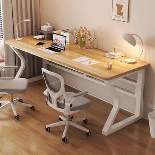 双人电脑桌家用台式办公桌现代简约卧室学生学习写字桌并排长书桌