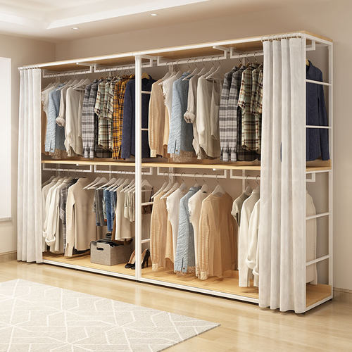 金属衣帽间置物架铁艺