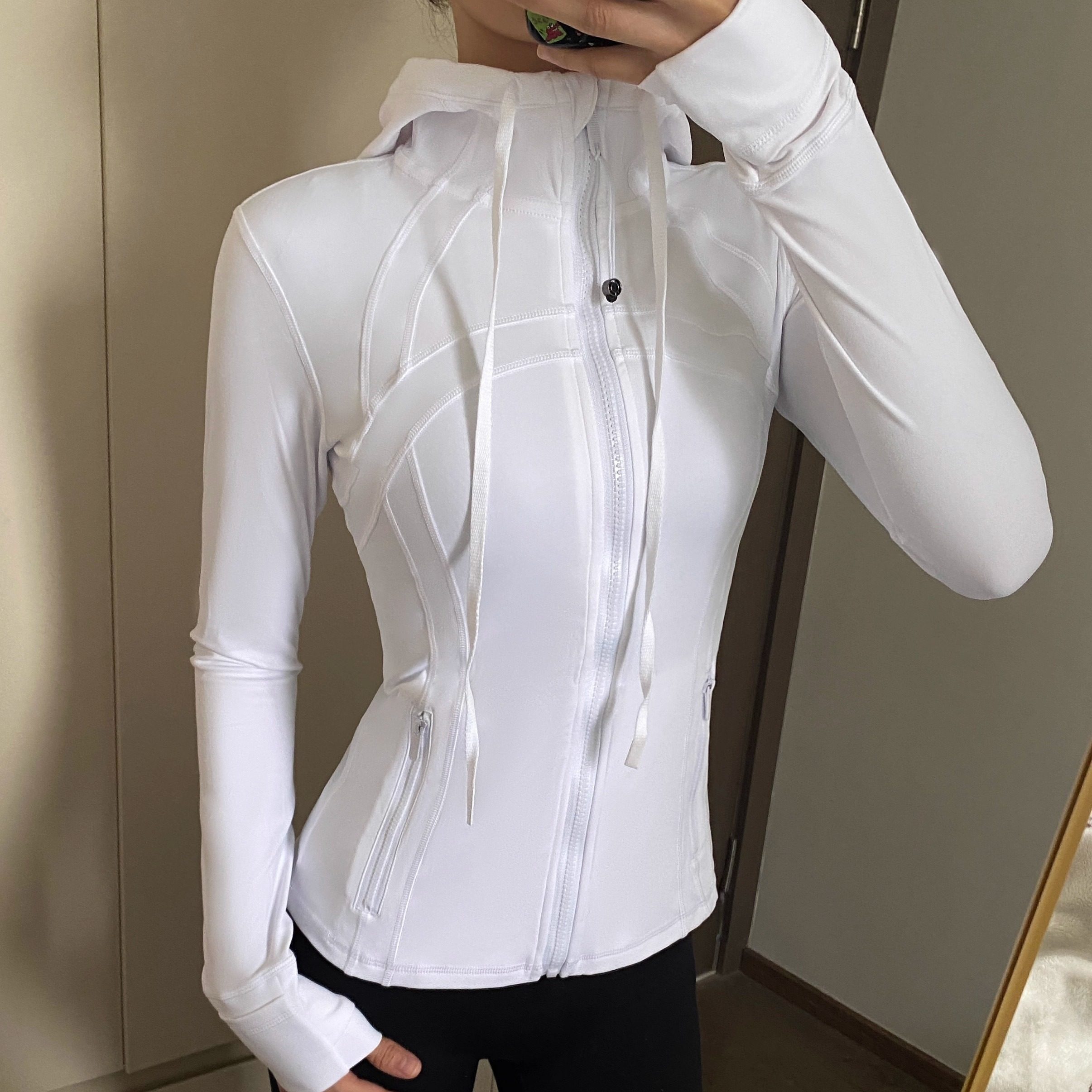 luludarling瑜伽连帽外套女拉链修身显瘦运动健身上衣跑步,运动/瑜伽/健身/球迷用品,瑜伽外套,淘宝优惠券,粉丝福利购,淘宝优惠卷