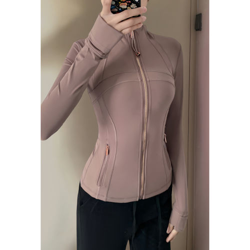 luludarling春秋Defina立领瑜伽服女速干防晒上衣运动夹克外套