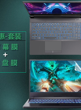 适用神舟炫龙M7-E8S3笔记本键盘膜战神Z7-TA7NP按键套TA5NS NA屏幕保护膜S7-TA5NB电脑支架S7T-TA7NP钢化膜