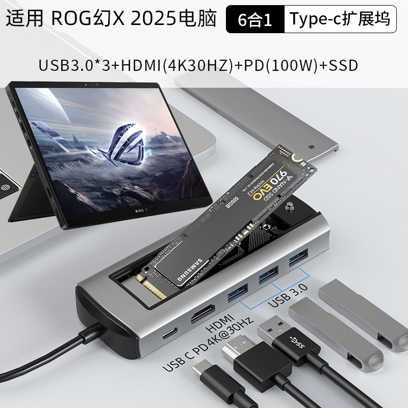 ROG幻X2025多功能扩展坞