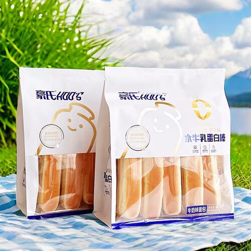 水牛乳蛋白棒早点下午茶夹心长条面包
