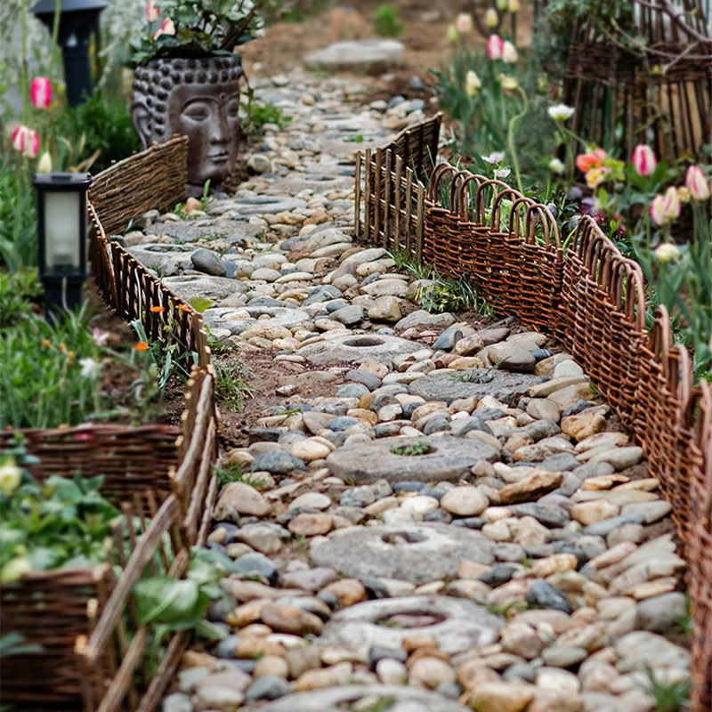 柳编篱笆栅栏庭院户外围墙观景装饰菜园花坛花园草坪护栏栅围栏,鲜花速递/花卉仿真/绿植园艺,栅栏,淘宝优惠券,粉丝福利购,淘宝优惠卷