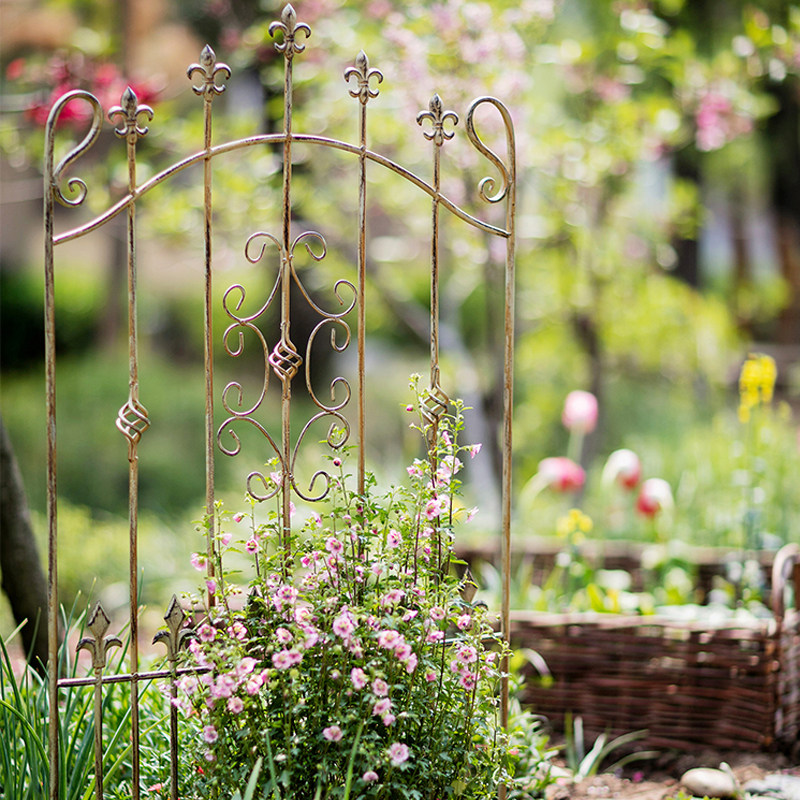 欧式铁艺爬藤架花架篱笆支架园艺屏风隔断种植箱月季花卉植物栅栏,鲜花速递/花卉仿真/绿植园艺,花架,淘宝优惠券,粉丝福利购,淘宝优惠卷