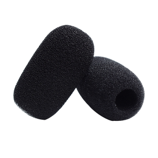 适用金士顿飓风2麦克风咪罩Cloud2海绵套天箭毒刺暴风黑鹰HyperX极度未知头戴式耳机话筒套黑色咪杆咪罩