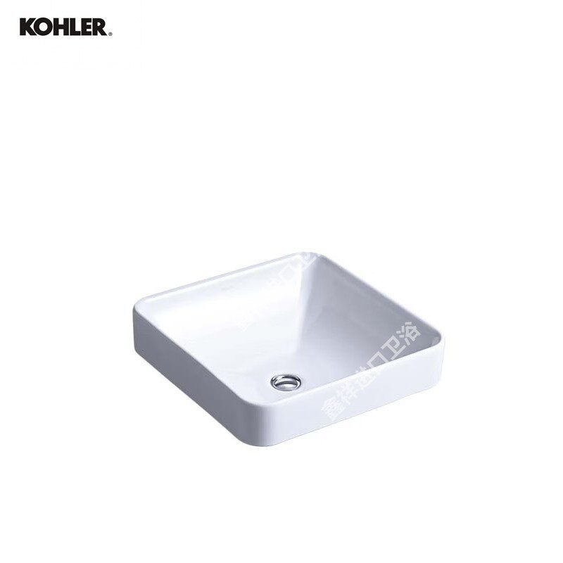 科勒(KOHLER)拂朗长方形时尚台盆面盆浴室洗手盆 2660T-1-0