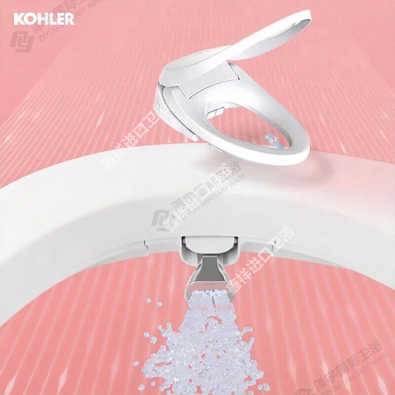 科勒（KOHLER）女王座净柔泉智能盖板独立妇洗喷管自清洁双管双喷