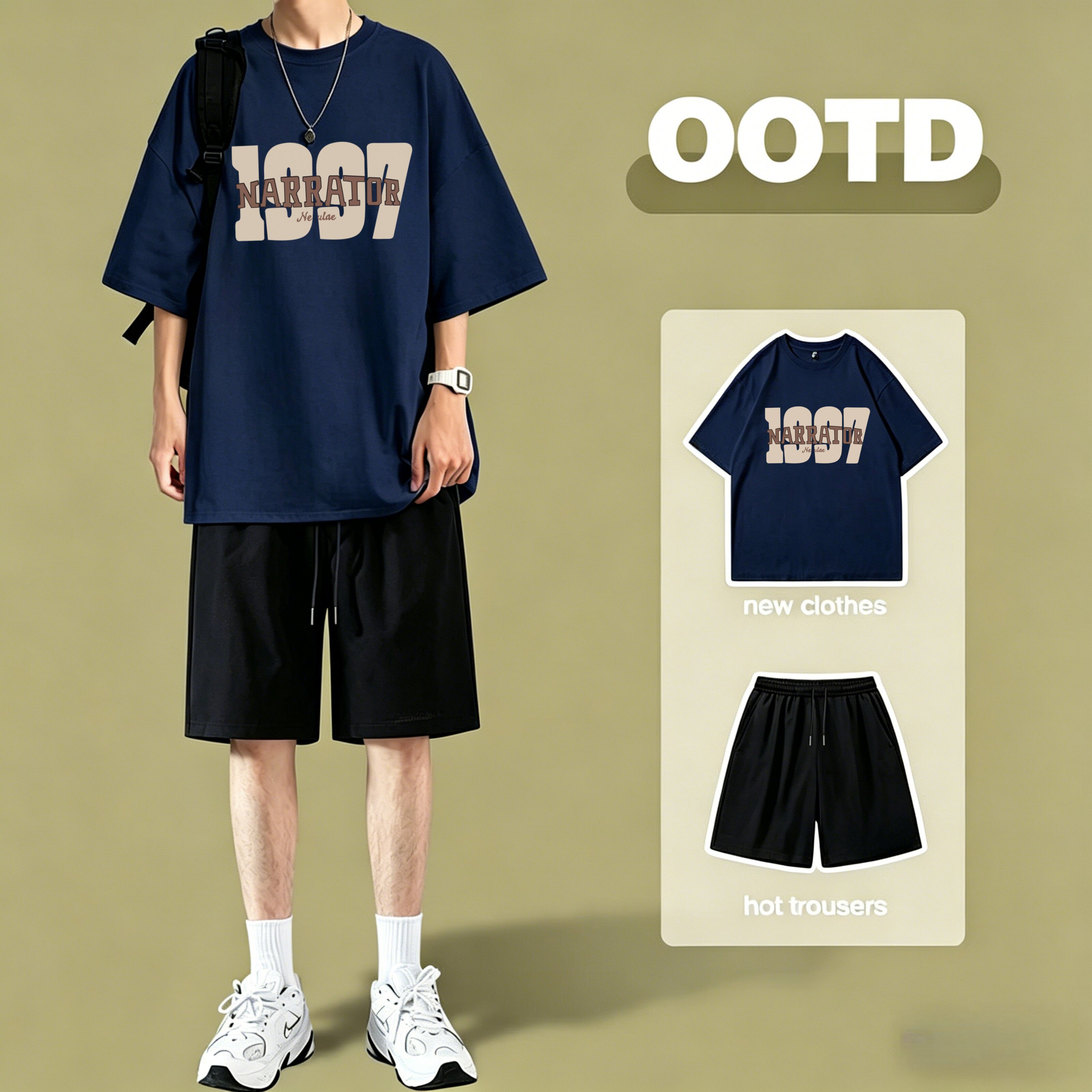 青少年夏季套装男孩12-15岁初中学生短袖t恤14大童运动衣服两件套