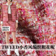 面料 外套服装 TR塔琳TWEED编织花呢红粉小彩点香风布料秋冬季 女装