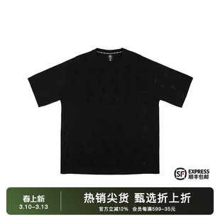 TCH/轻奢2025夏季新款烫钻百搭圆领短袖T恤男女同款T72B106015