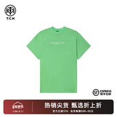 TCH潮牌轻奢满钻胶印字母简约风休闲时尚 百搭T恤T69C106067