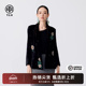 新款 TCH烫钻御姐丝绒气质时尚 西服外套2025秋季 设计感T72C276155