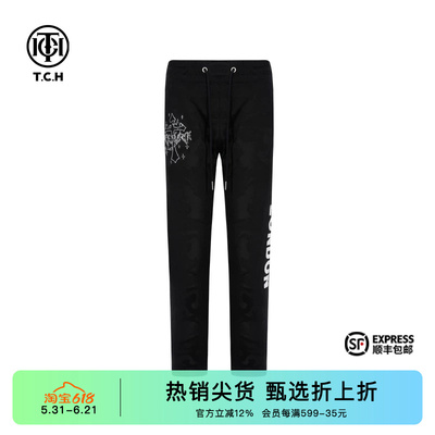 TCH烫钻时尚休闲简约款打底裤女秋季新款修身显瘦T75C20B1005