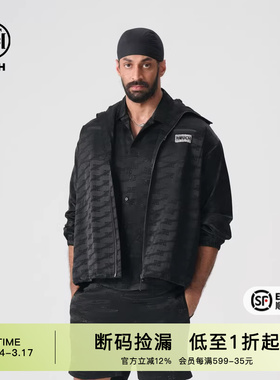 TCH潮牌2026春秋新时尚烫钻宽松满印休闲外套连帽T72A276001