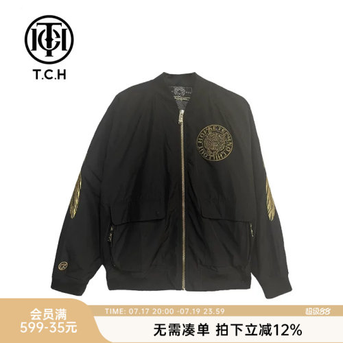 刺绣翅膀时尚休闲个性夹克外套
