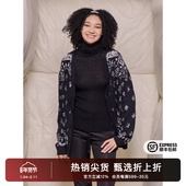 2025秋冬新款 TCH烫钻V领显瘦时尚 小众针织开衫 舒适设计T69D438020