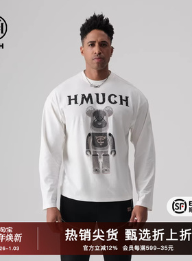 TCH潮牌长袖T恤2025秋季新款百搭烫钻宽松经典系列T72A086005