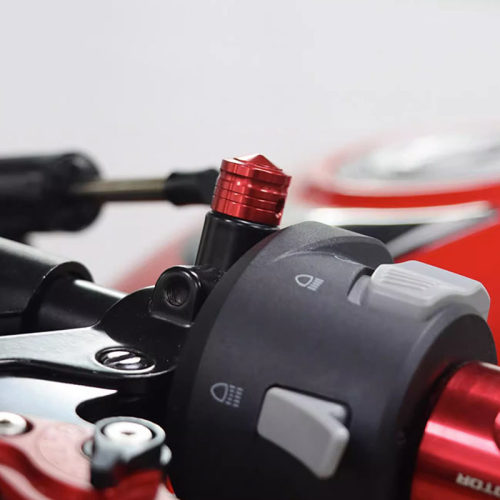 适用钱江赛450 赛550s 赛600后视镜螺丝堵镜座孔堵头螺丝改装配件