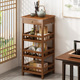 茶架子置物架办公室茶水柜多层茶叶架展示柜小型博古架茶室茶具架