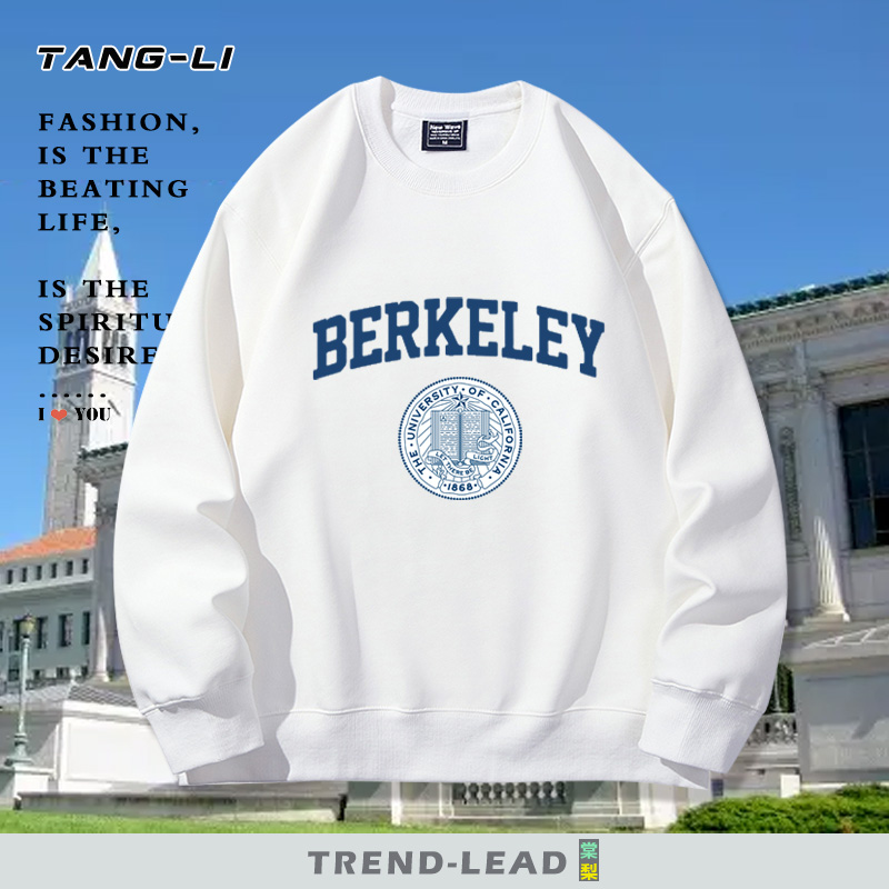 美国加利福尼亚大学伯克利分校加州大学圆领卫衣春秋款男生潮