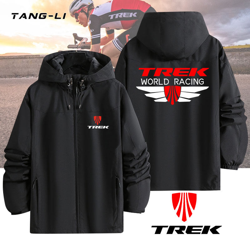崔克trek环法自行车标志冲锋衣