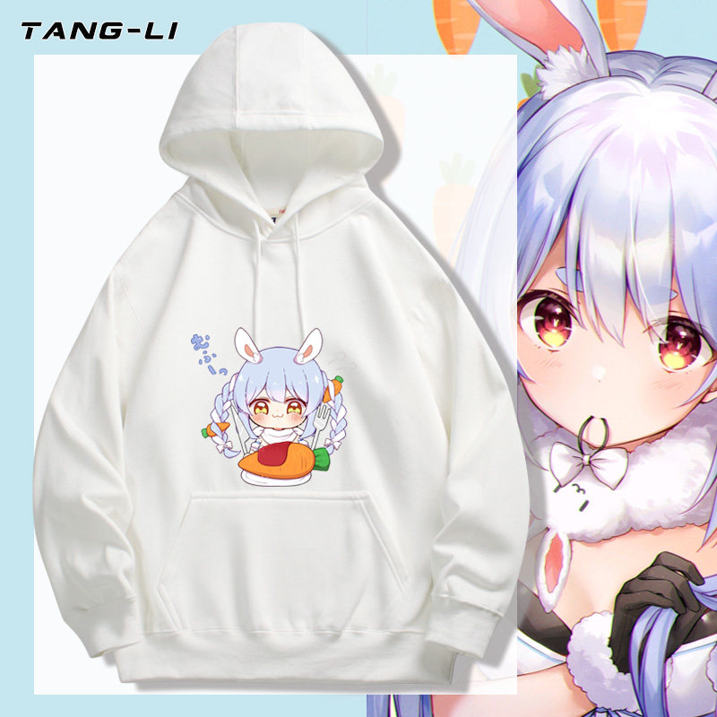 hololive虚拟主播周边兔田佩克拉二次元卡通动漫连帽卫衣帽衫衣服