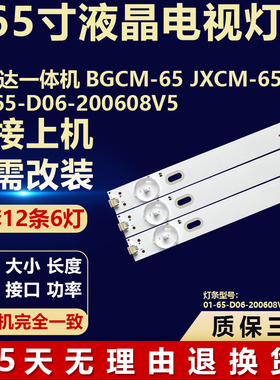 互视达一体机BGCM-65 JXCM-65电视背光LED灯条01-65-D06-200608V5