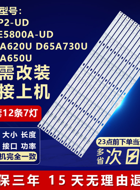适用TCL L65P2-UD L65E5800A-UD D65A620U D65A730U D65A650U灯条