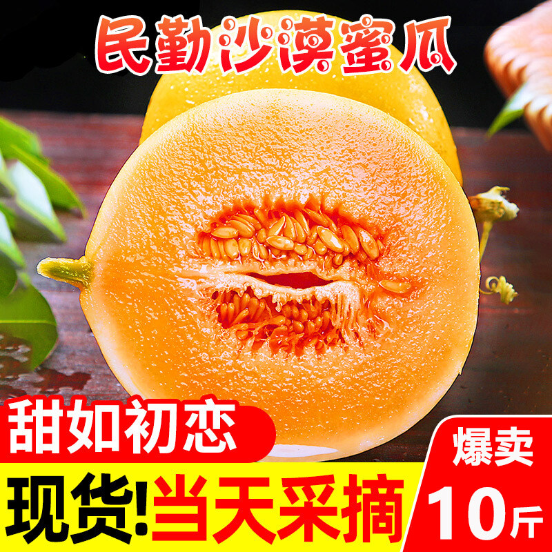 民勤金红宝蜜瓜新鲜当季水果