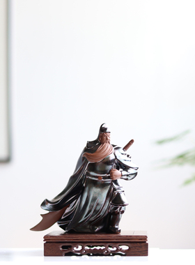 关羽霸气风武财神乔迁新居装饰品