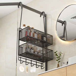 浴室置物架浴巾架毛巾架淋浴房挂篮悬挂式卫生间收纳架子挂架神器