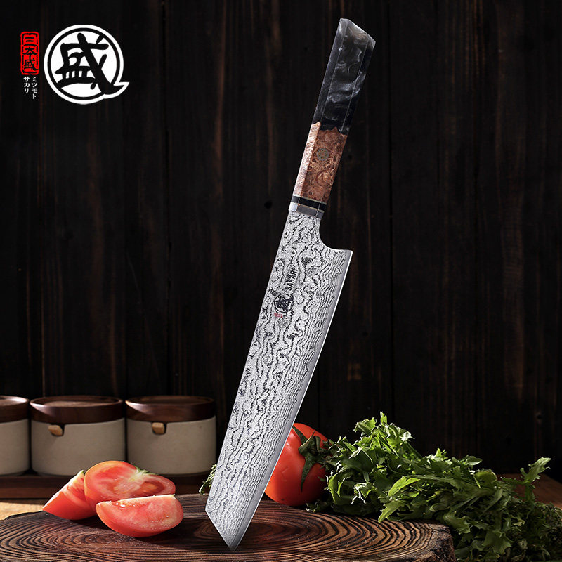 三本盛日式厨师刀树脂手柄