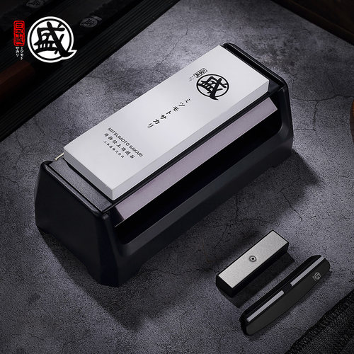 日本三本盛进口三面磨刀石