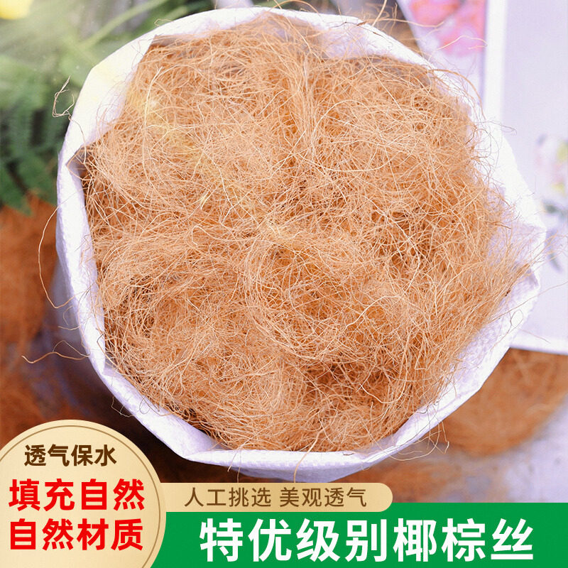 椰丝铺面园艺花盆植物填充物盆栽盆景装饰椰棕丝种花专用鸟窝垫料,鲜花速递/花卉仿真/绿植园艺,其它园艺用品,淘宝优惠券,粉丝福利购,淘宝优惠卷