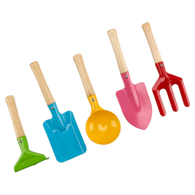 儿童铁铲铁桶沙滩玩具玩沙子套装