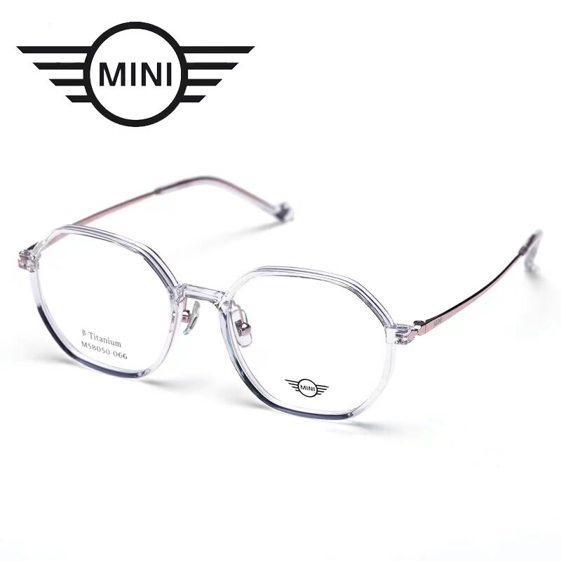 宝马MINI 大框素颜显瘦镜框女韩版大脸近视眼镜架钛塑钢轻58050