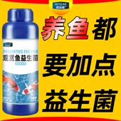 水族伴粮益生菌EM菌原液饲料伴侣调理肠道消化白便厌食症观赏鱼用