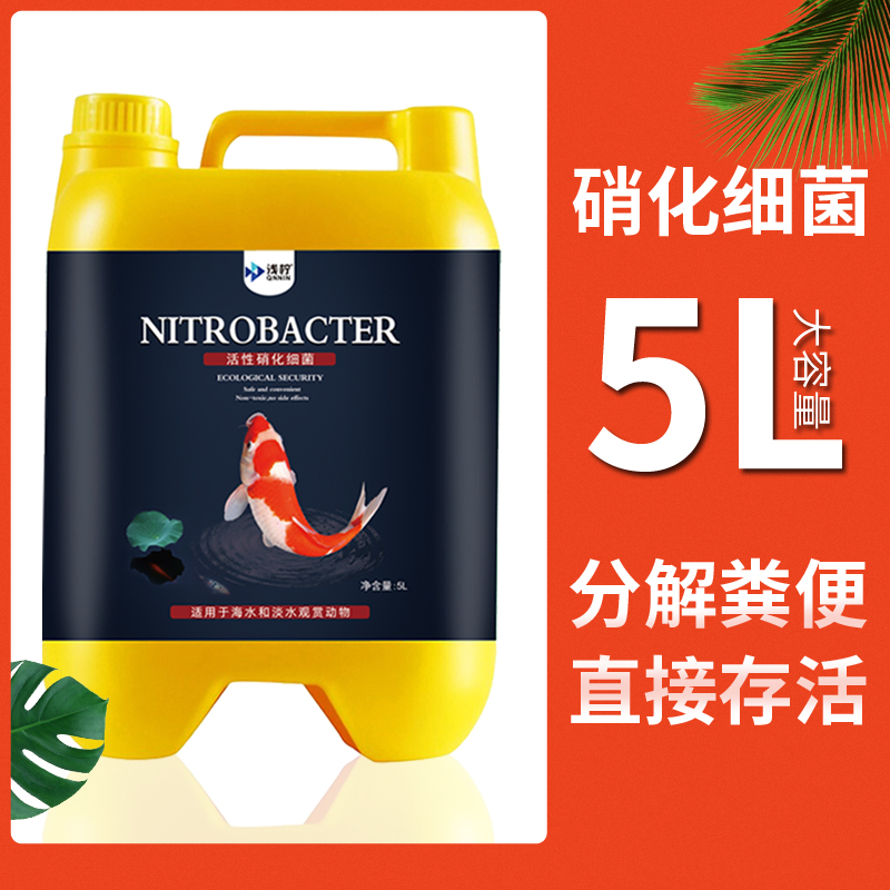 鱼缸硝化菌水族em原液专用5l大瓶