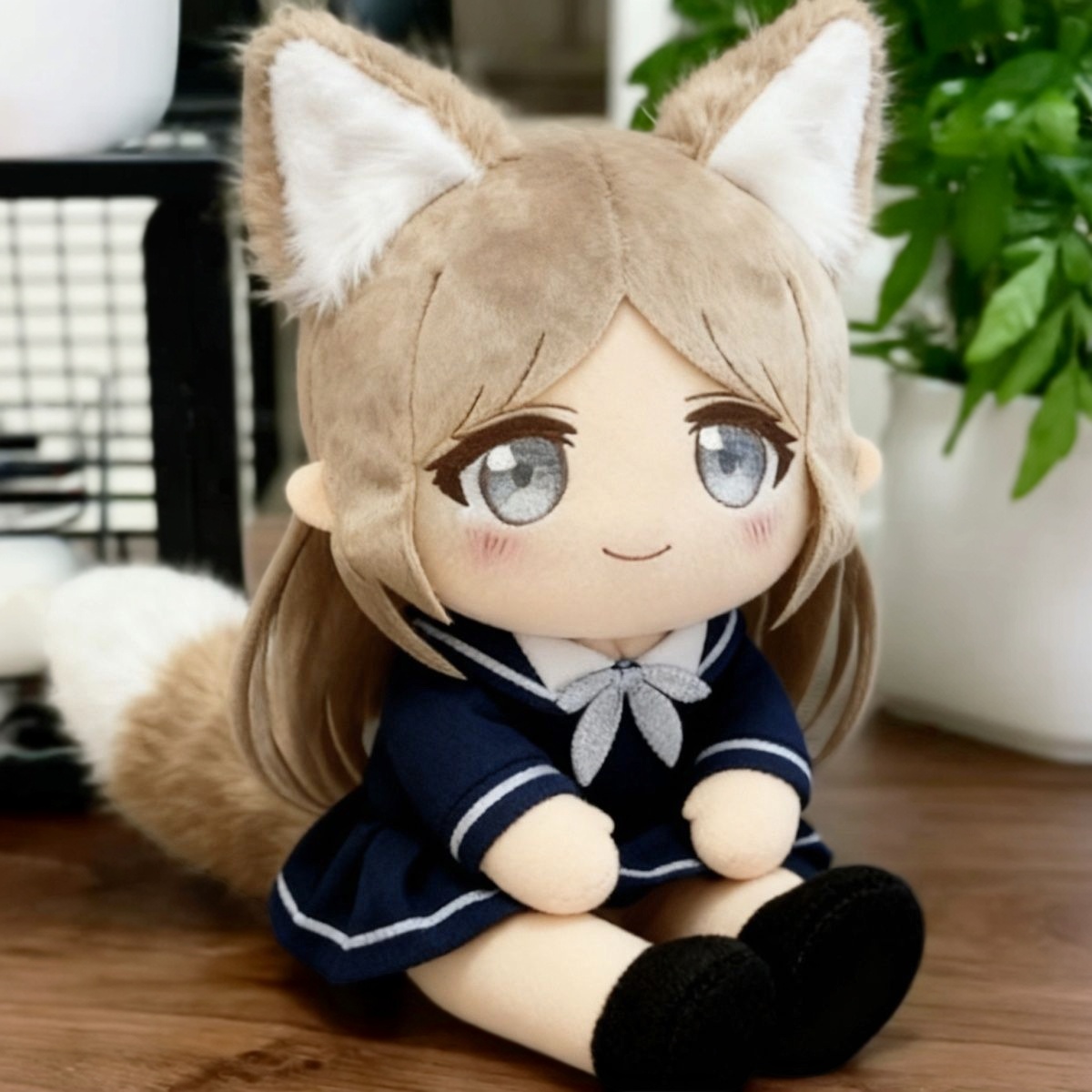 MYGO长崎素世毛绒玩具狐狸制服